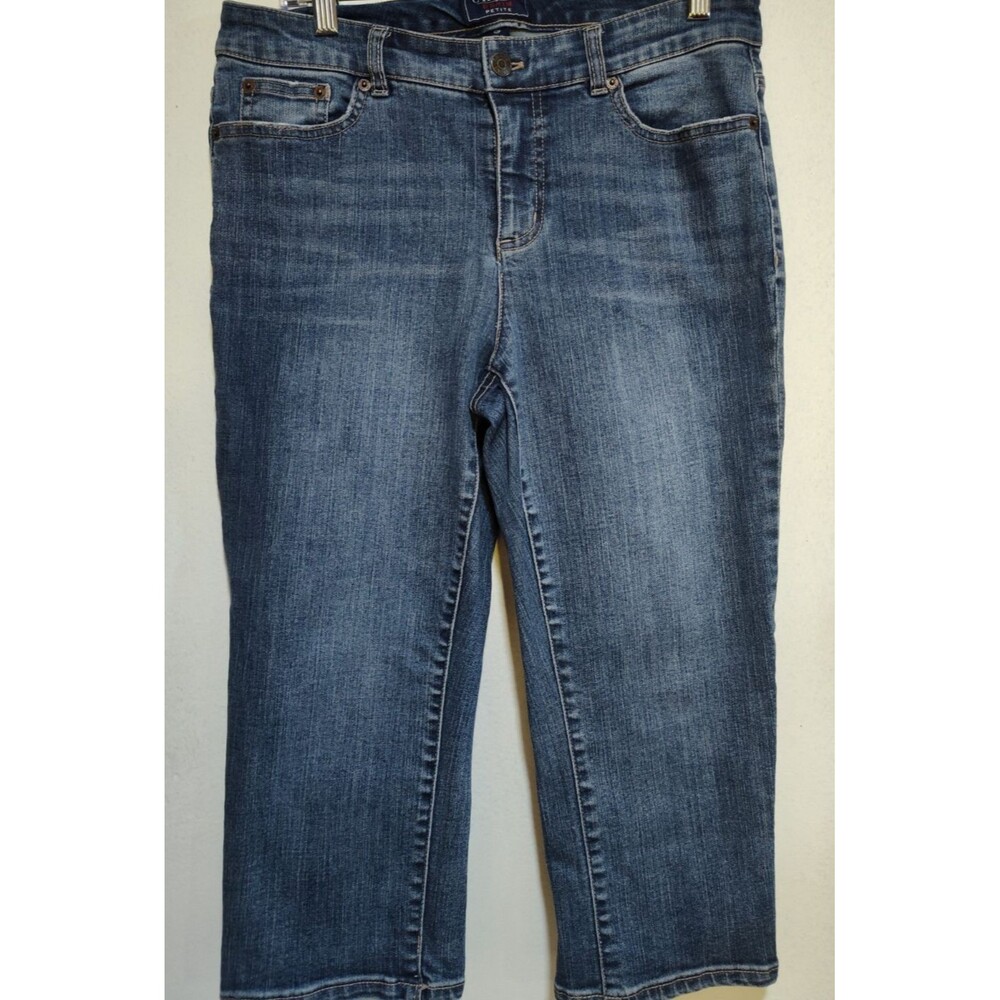 Chaps Women Blue Jeans Size 10P Denim Capri